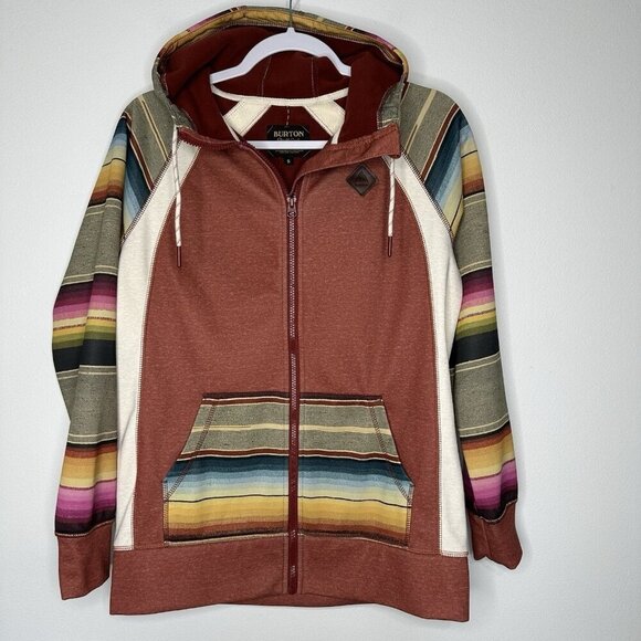 Burton Tops - Burton Durable goods Scoop Striped Hoodie‎ Small
